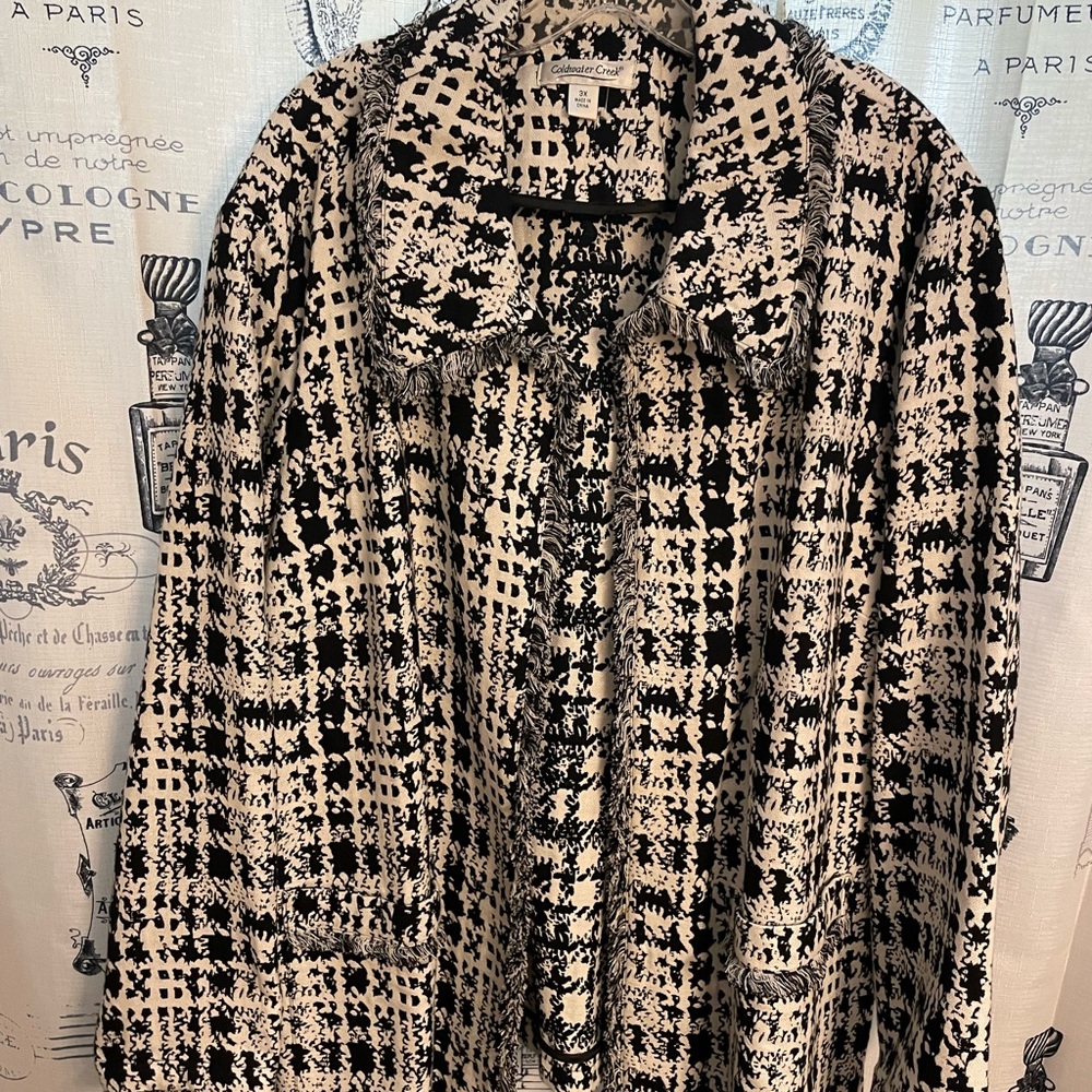 3X Coldwater creek, tweed blazer